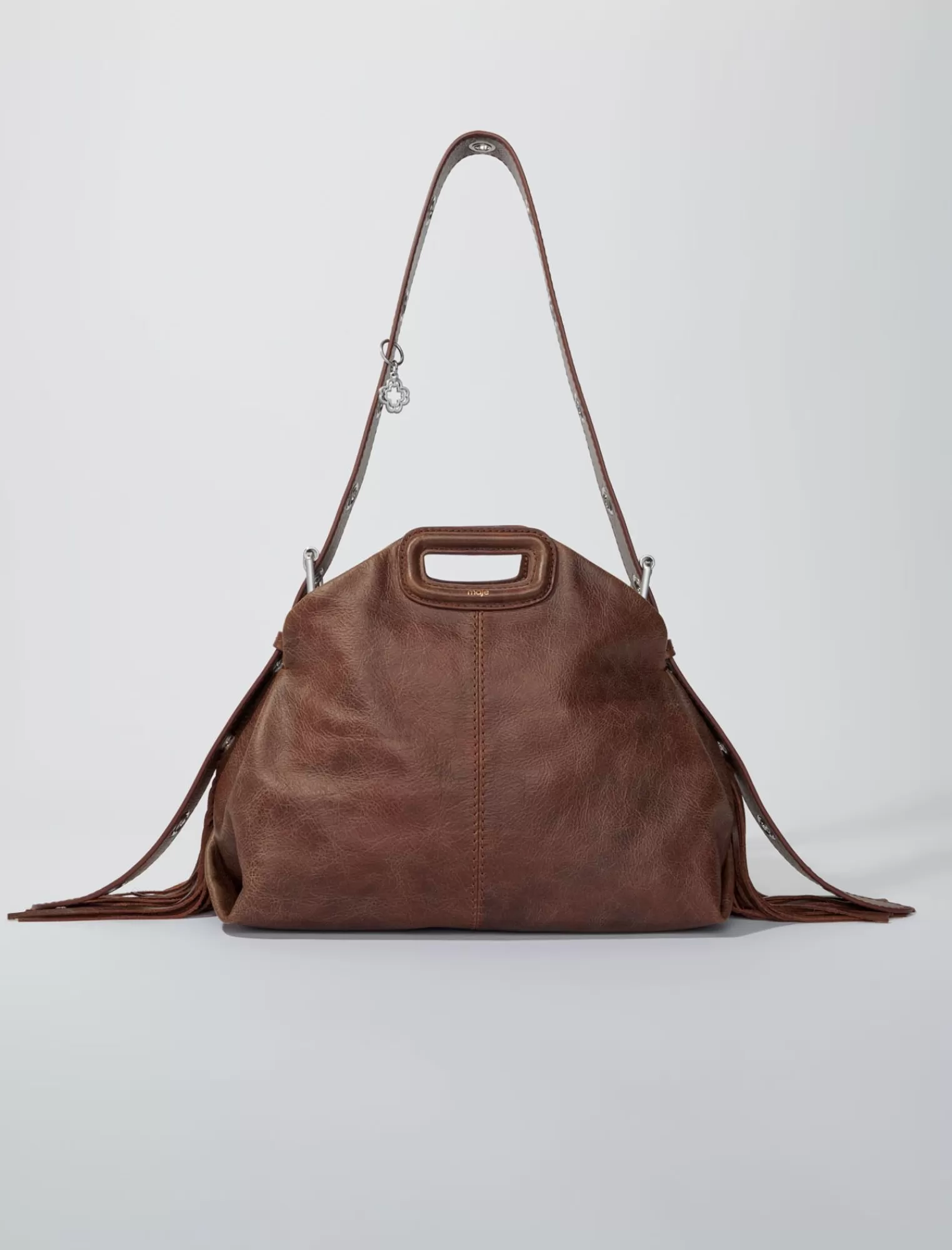 Women Maje Miss M Bag In Vintage Leather